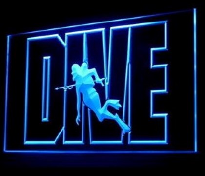 Dive Scuba diving Ocean Explorers LED Neon Sign